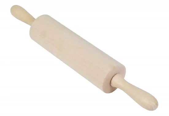 Buri Nudelholz 39,5 cm Teigroller Metall Pasta